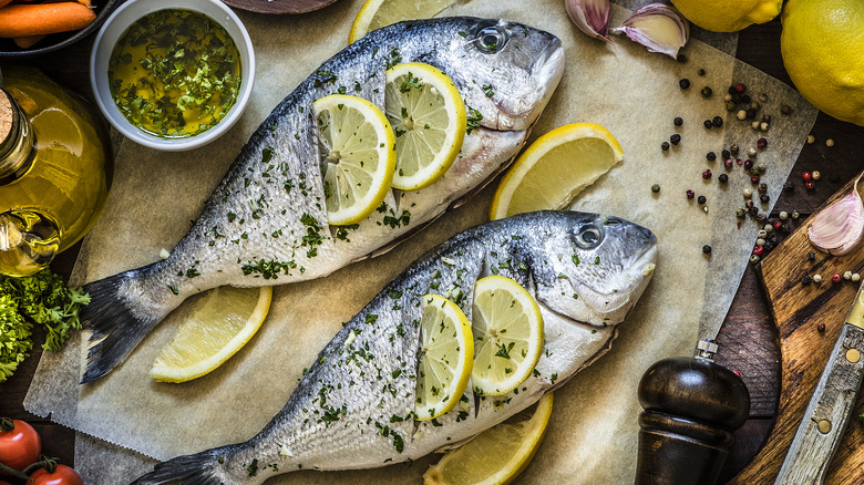 Whole entree fish