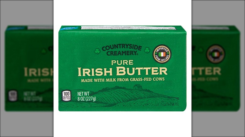 A package of Countryside Creamery Pure Irish Butter from Aldi