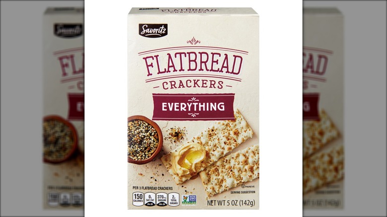 Savoritz Everything Flatbread Crackers from Aldi