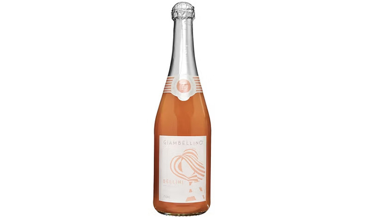 Bottle of Giambellino Peach Bellini.