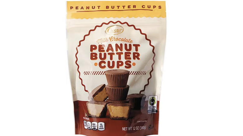 Bag of Aldi's peanut butter cups