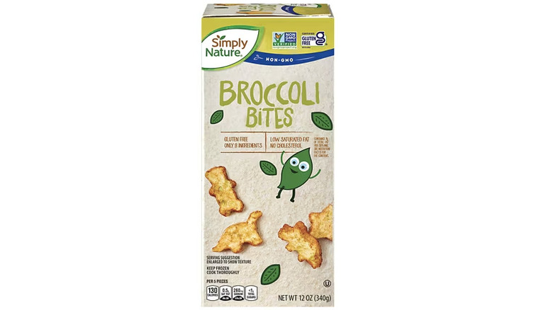 Box of Simply Nature Broccoli Bites