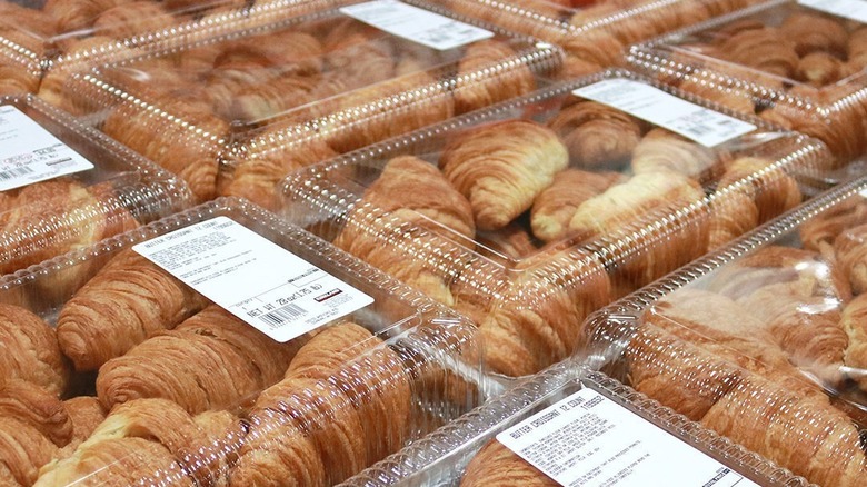 Boxes of Costco Croissants