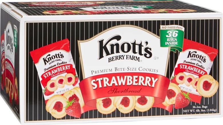 Knott's Bite Size Cookies, Strawberry Shortbread from Costco
