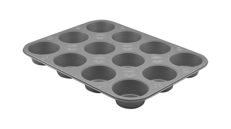 True Living 12-Cup Nonstick Muffin Pan.