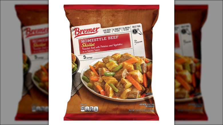 Bremer Homestyle Beef Skillet from Aldi.