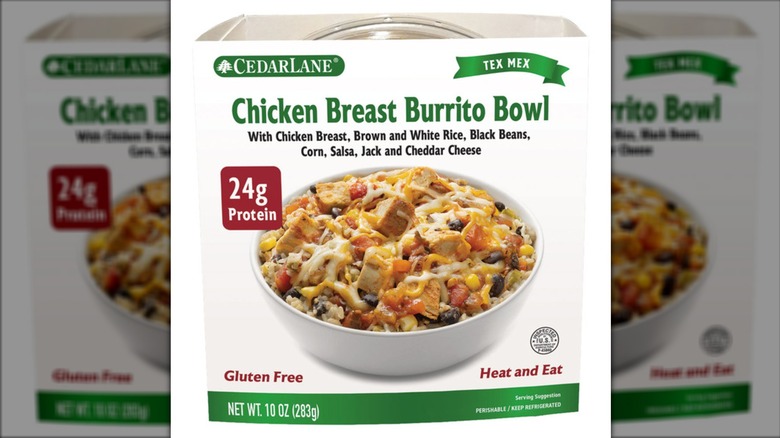 Cedarlane Chicken Breast Burrito Bowl from Aldi.