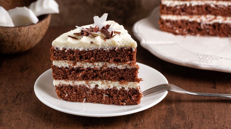 chocolate coconut cake
