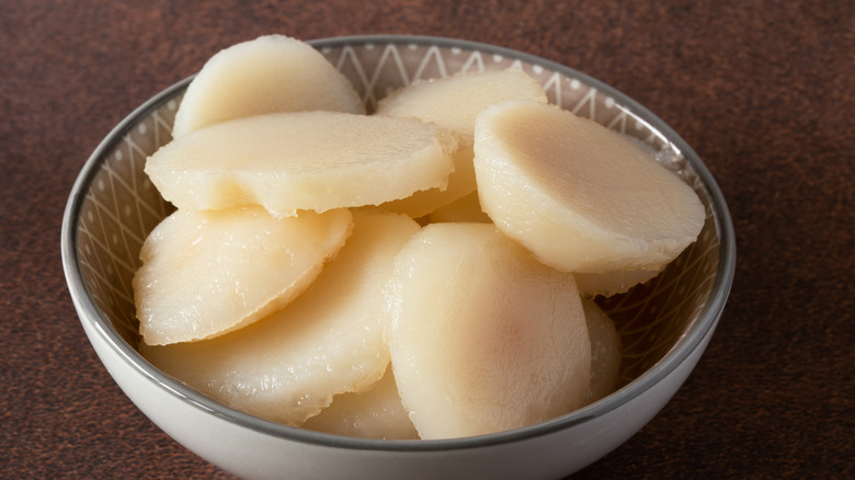 water chestnuts