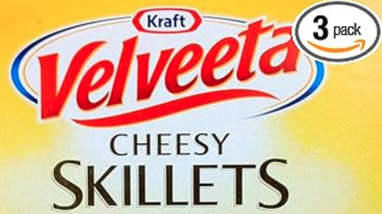 Kraft Velveeta cheesy skillets package