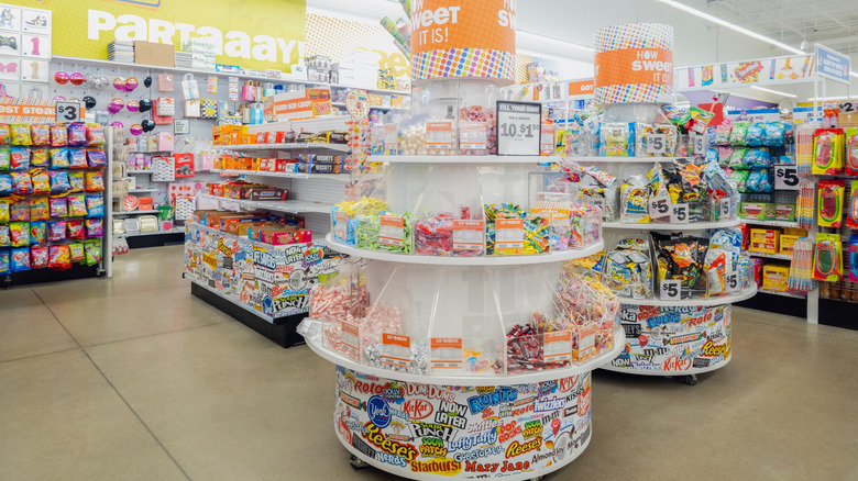 The candy section at a Five Below store