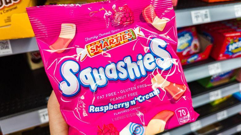 A bag of Smarties Squashies