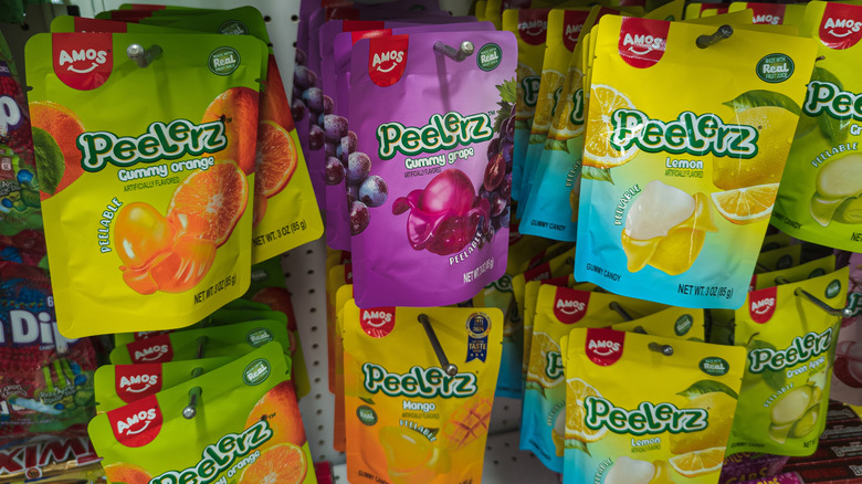 A variety of Peelerz candies