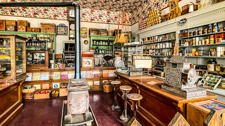 Old-fashioned candy store