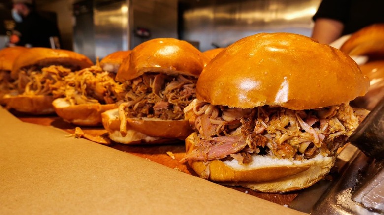 Mission BBQ sandwiches