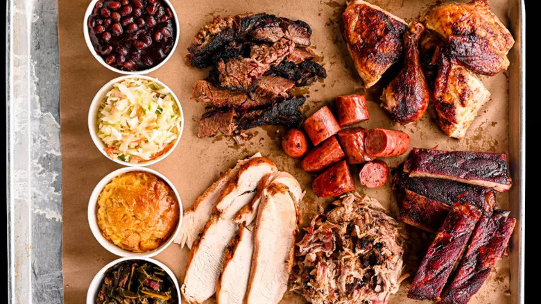 City Barbeque's "Motherload" platter