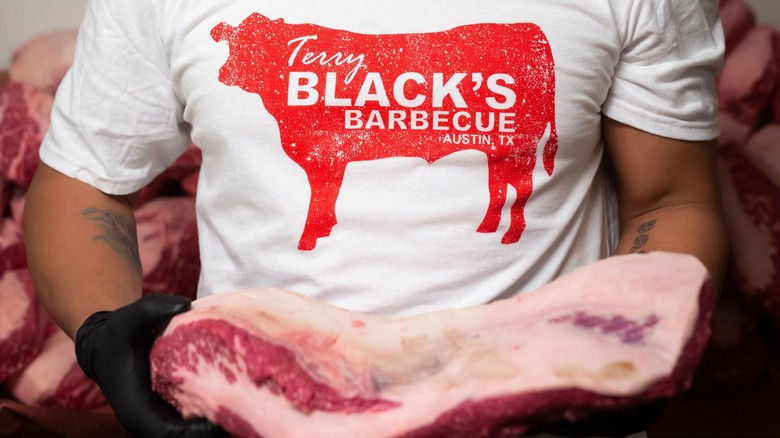 Terry Black logo with brisket
