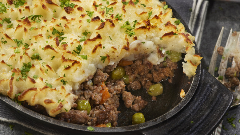 dish of shepherds pie