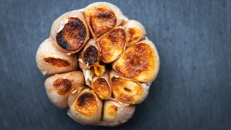 roasted garlic bulb