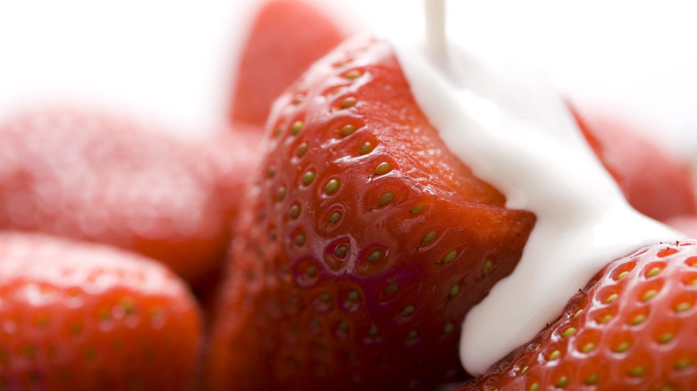 strawberries and cream