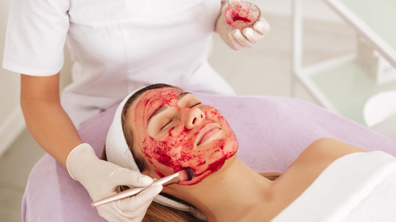 strawberry face mask