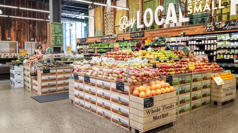 Whole foods market sign