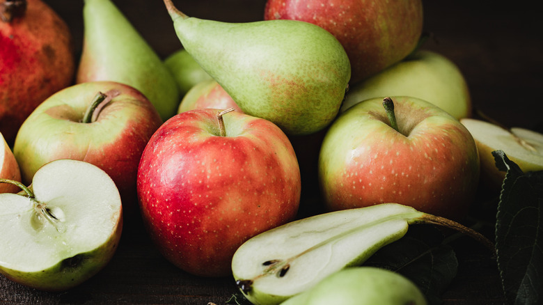 Apples and pears