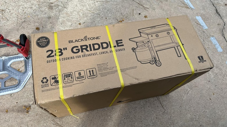 blackstone griddle packaging
