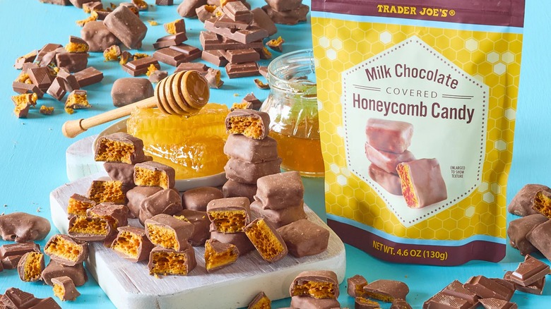 Milk Chocolate Covered Honeycomb Candy from Trader Joe's.