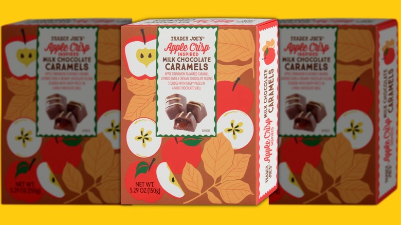 Apple Crisp Milk Chocolate Caramels from Trader Joe's.