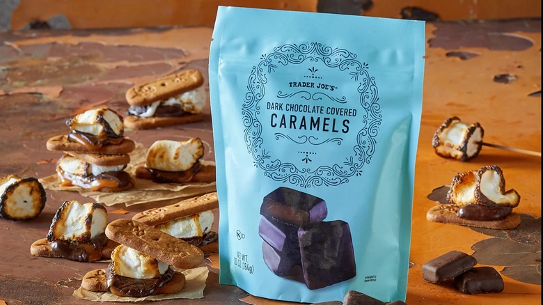 Dark Chocolate Covered Caramels from Trader Joe's.