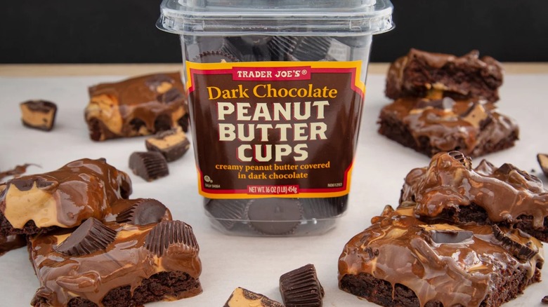 Dark Chocolate Peanut Butter Cups from Trader Joe's.