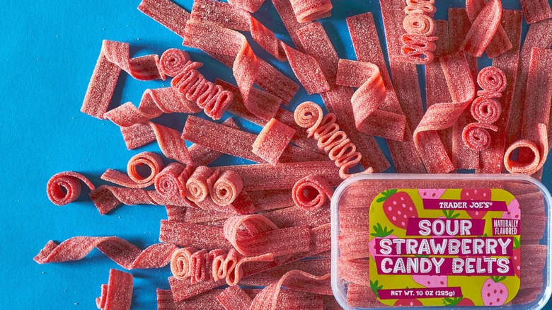 Sour Strawberry Candy Belts from Trader Joe's.