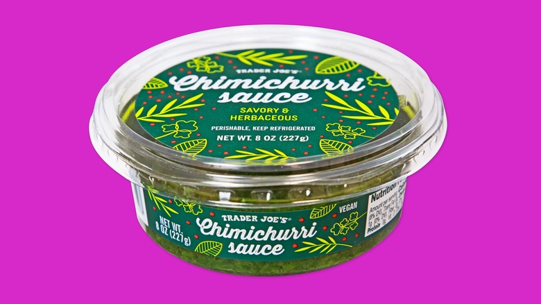Chimichurri Sauce from Trader Joe's.