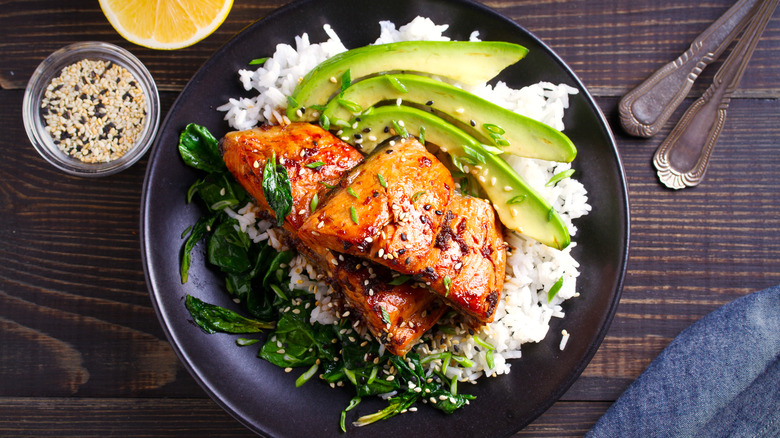 honey soy glazed salmon