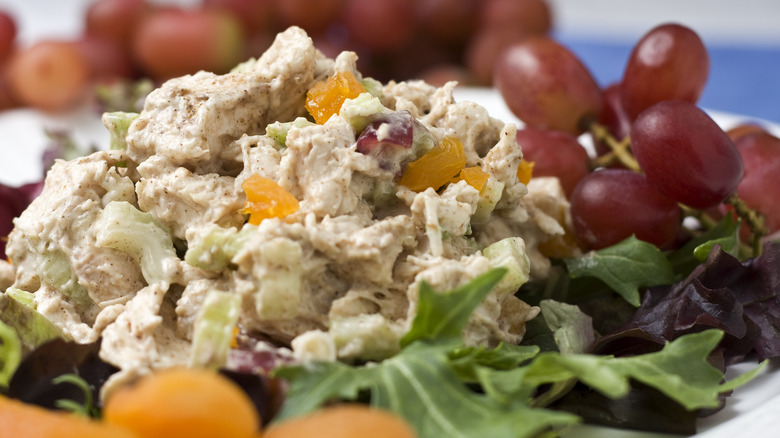 Chicken salad with fruit