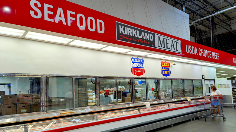 Seafood department in Costco