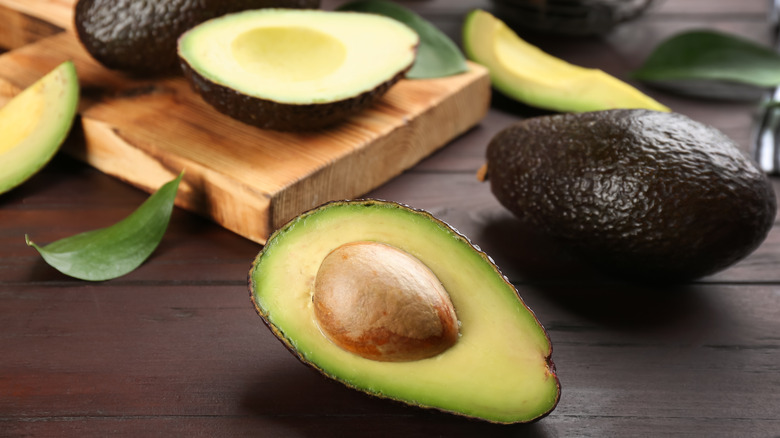 halved avocados 