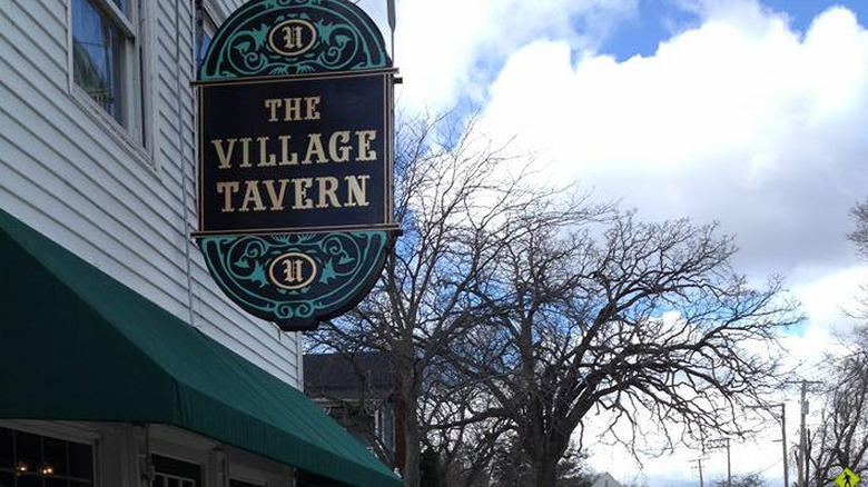 The Village Tavern exterior sign