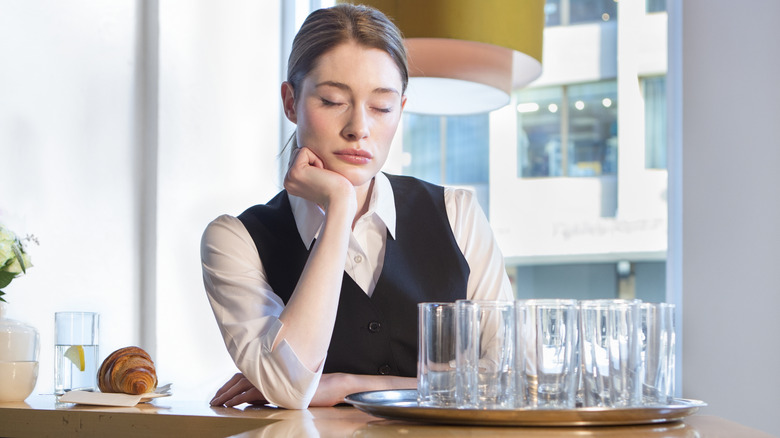 bored wait staff