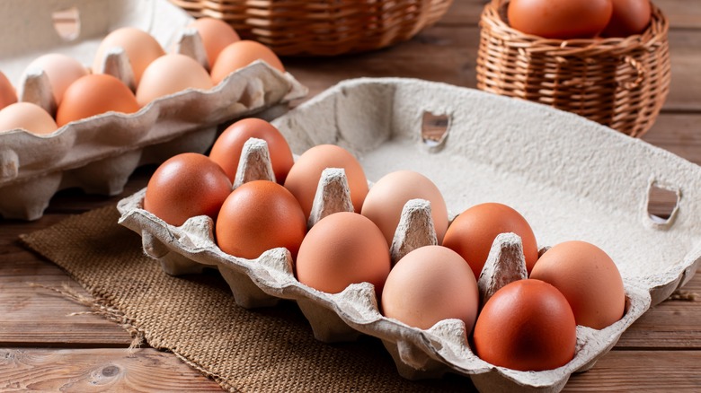 a carton of eggs