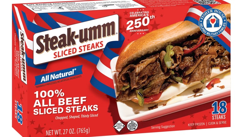 A box of Steak-umm