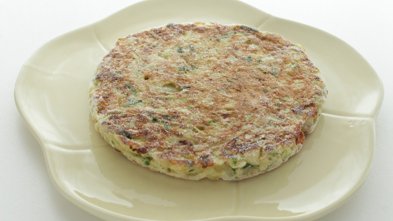 Frozen scallion pancake