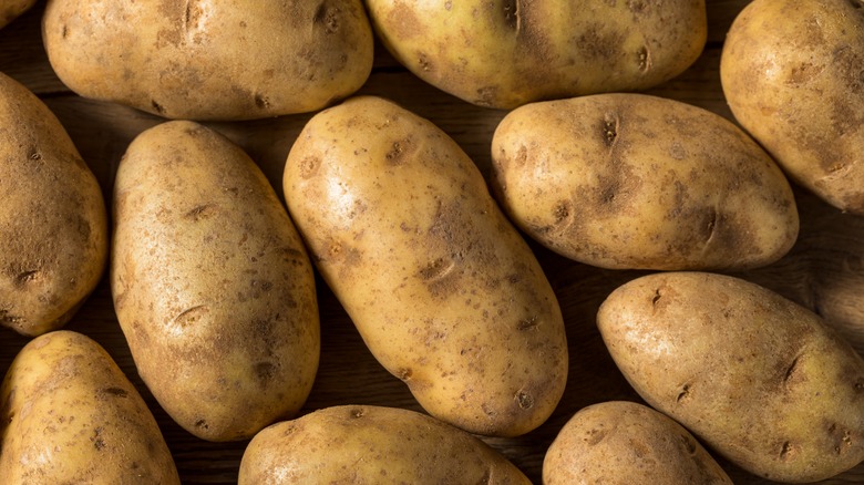 Russet potatoes