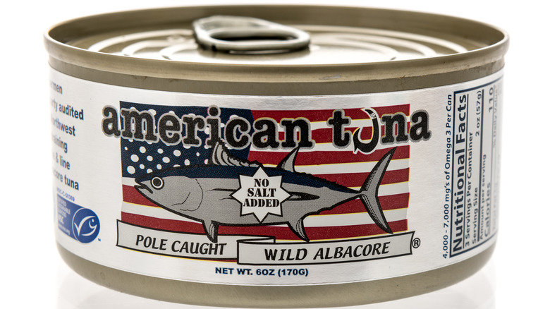Can of American Tuna Pole-Caught Wild Albacore