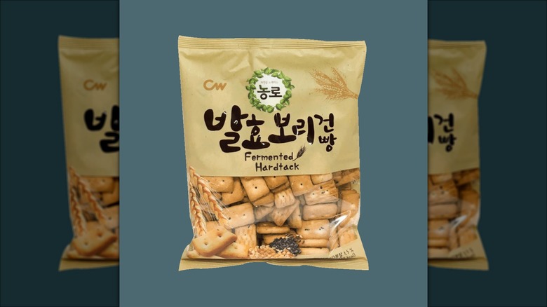 A bag of Chung Woo Fermented Hardtack.