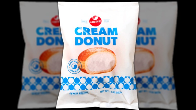 Cream Donuts by Seoul Milk package.
