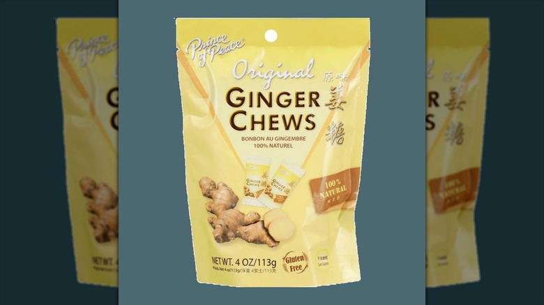 A bag of Prince of Peace Original Ginger Chews.