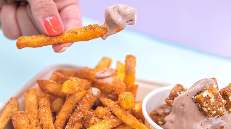 French fries and ice cream