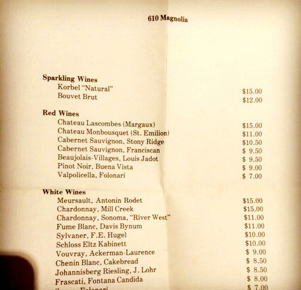 1977 Wine List Reveals That Restaurants Made Waaaaaaay Less Money On Wine In 1977